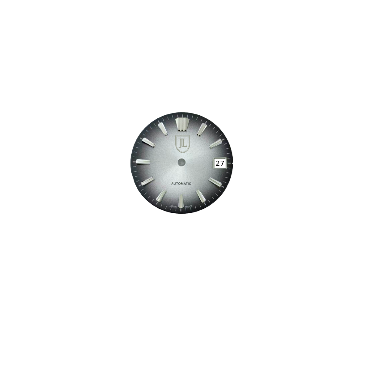 dial - White Faded & Silver